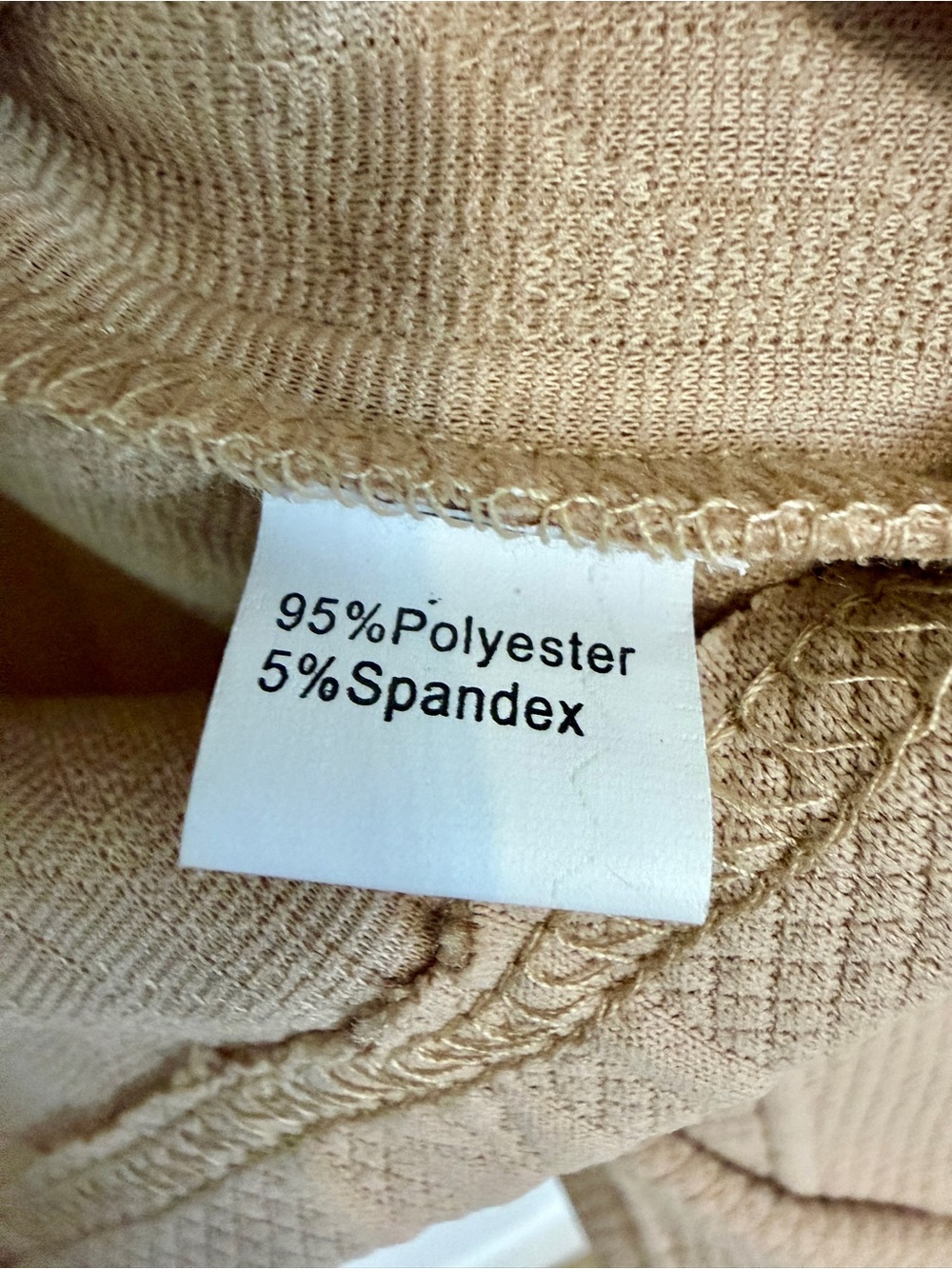 Beige Textured Knit Button-Front Jacket - Picture 6 of 8